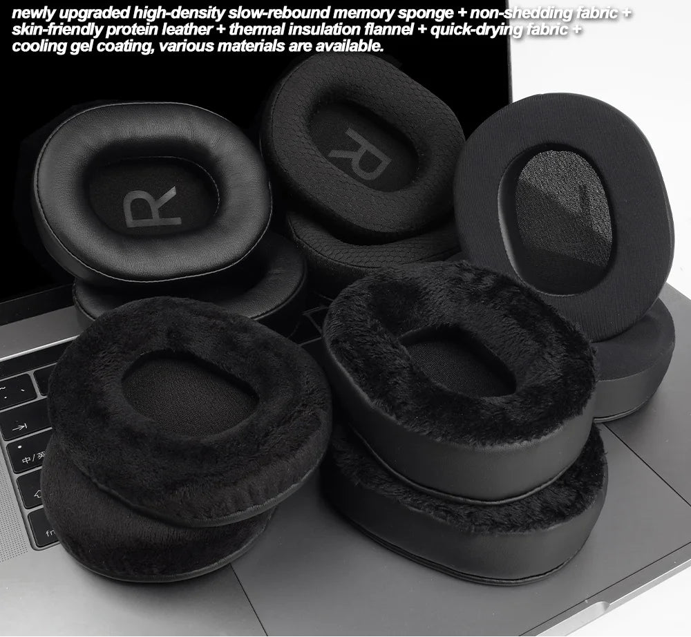 Premium Replacement Ear Pads for Baseus Headphones with Memory Foam and Protein Leather Options