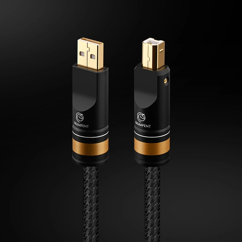 Premium OCC Single Crystal Copper HiFi USB Audio Cable for DAC and Computer Audio