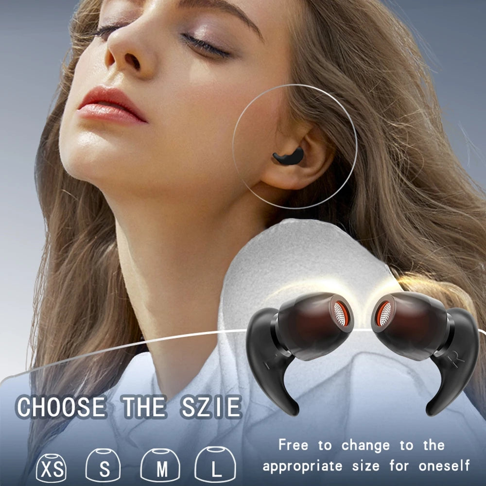 Reusable Silicone Noise Cancelling Earplugs, Filter Mesh Sleep and Waterproof Ear Protectors