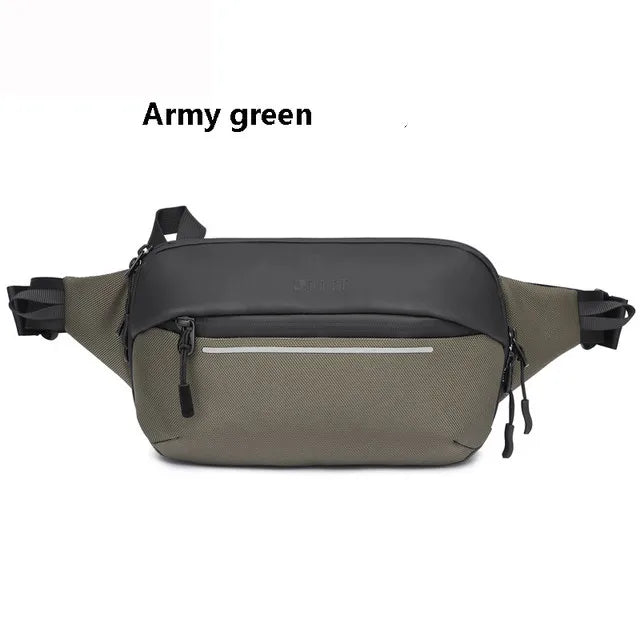 Expandable Water Resistant Crossbody Sling Bag with USB Charging and Anti-Theft for Travel