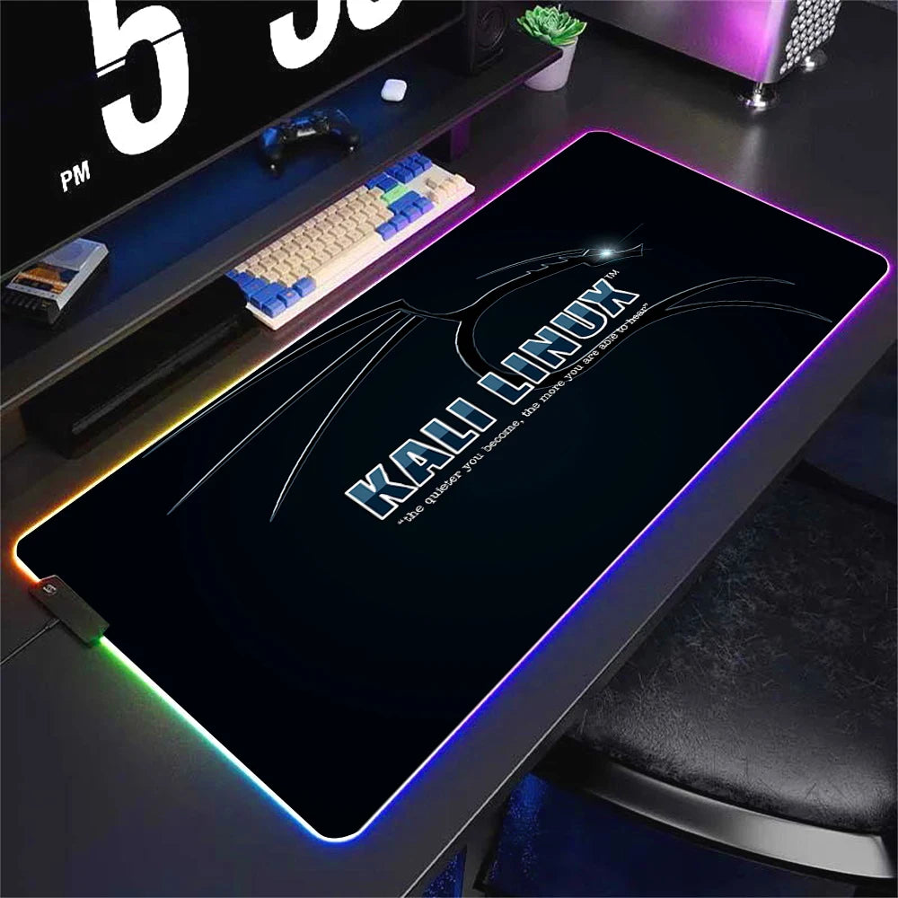 RGB LED Gaming Mouse Pad XXL Large Waterproof Desk Mat with Non Slip Base and Soft Surface