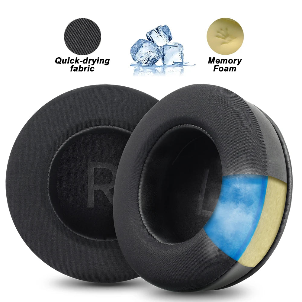 Premium Replacement Earpads Compatible with FiiO JT1 in Protein Leather, Mesh, Cloth and Velvet