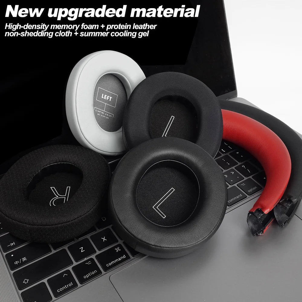 Replacement Memory Foam Ear Pads for Xbox Series X S One and PC Headphones Mesh Protein Covers