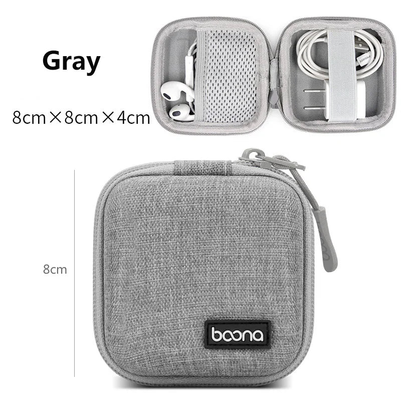Hard Shell Electronics Travel Organizer for Chargers Mouse Cables Earphones HDD Digital Accessories