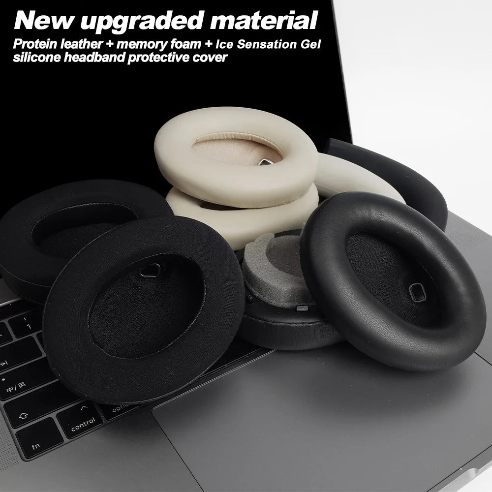 Premium Replacement Memory Foam Ear Pads Cushions for Sony WH-1000XM4 Over-Ear Headphones