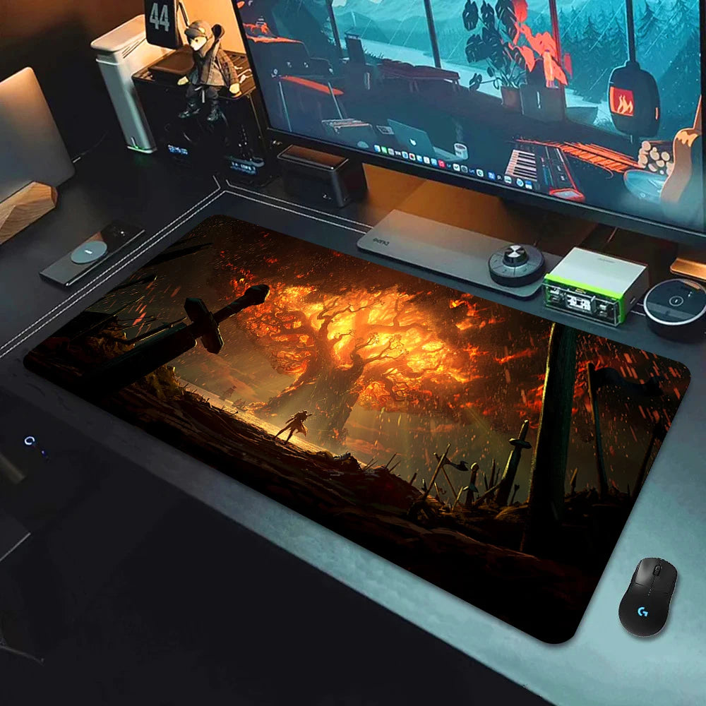 Large Extended Gaming Mouse Pad Non-Slip Rubber Base XXL Computer Desk Mat Multiple Sizes