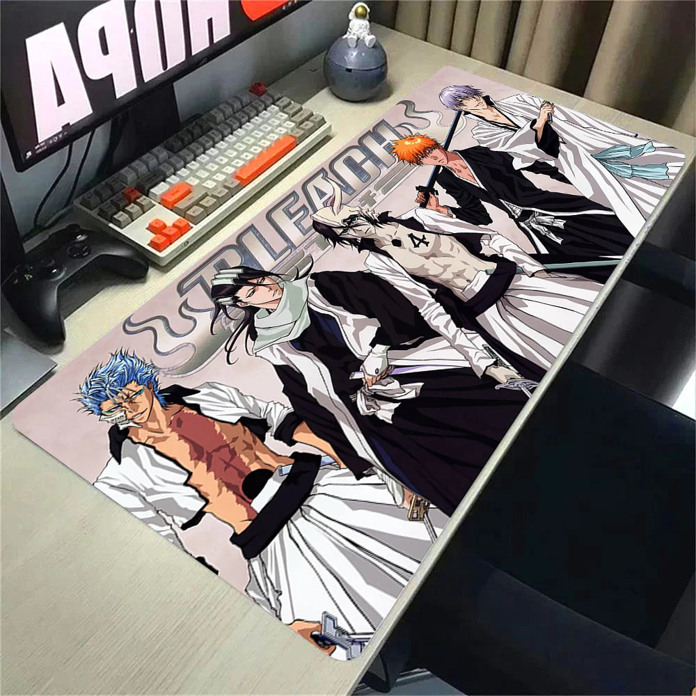 Large Extended Gaming Mouse Pad with Anti-Slip Rubber Base and Stitched Edges for Desk Setup