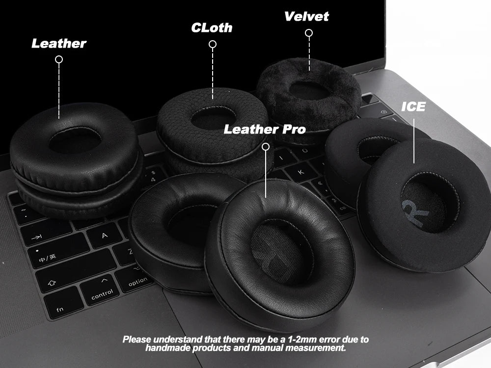 Replacement Ear Pads Memory Foam Cushions for Positive Vibration 2 Headphones Various Finishes