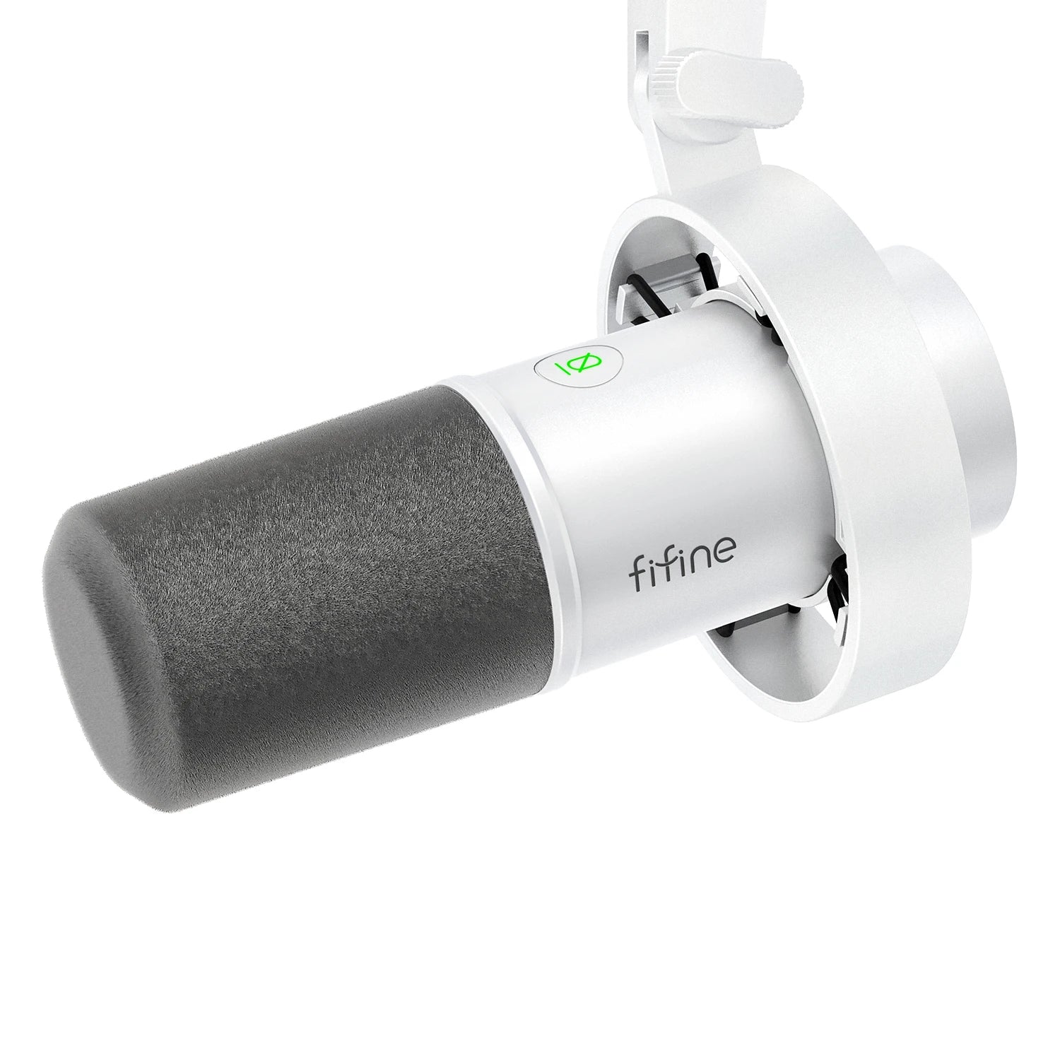 FIFINE K688W Dynamic USB/XLR Microphone with Gain, Touch-Mute & Headphone Jack