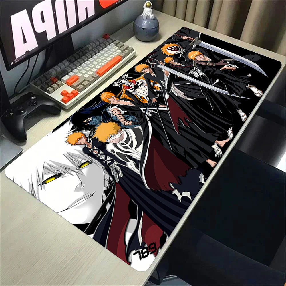 Large Extended Gaming Mouse Pad with Anti-Slip Rubber Base and Stitched Edges for Desk Setup
