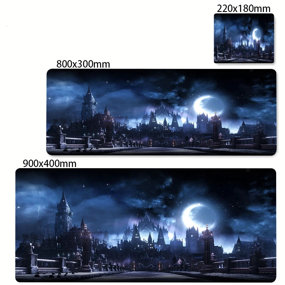 XXL Extended Anti-Slip Starry Sky Mouse Mat for PC Gaming Desks and Office Keyboards