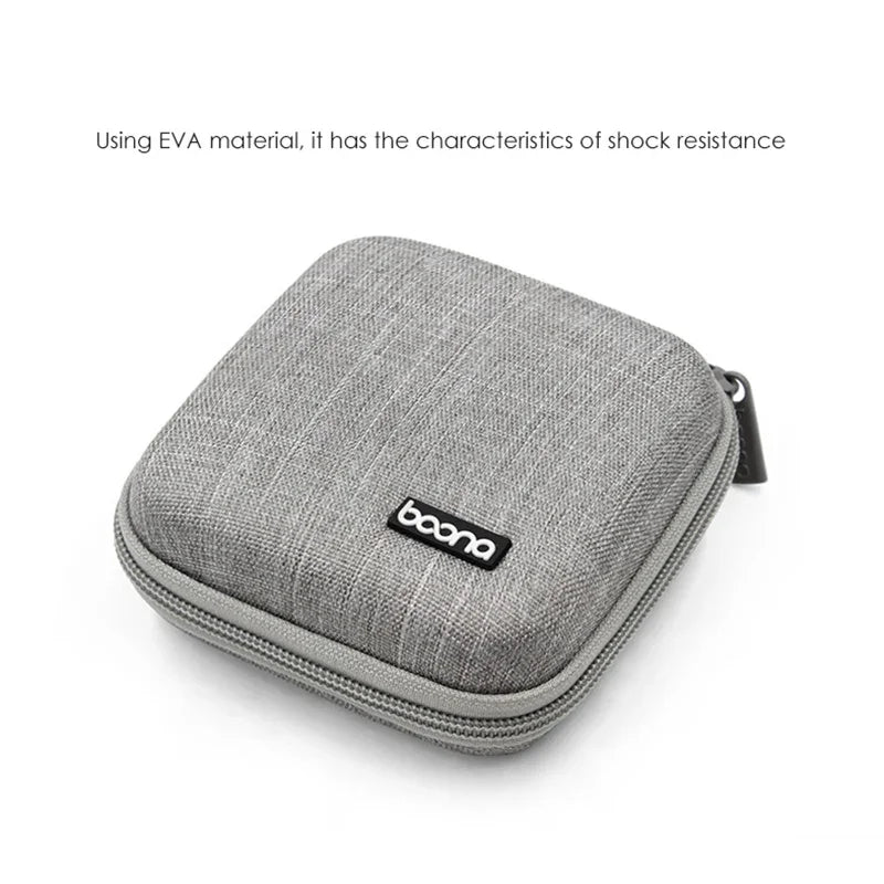 Portable Mini Hard Shell Digital Storage Bag for Gadgets Earphones Chargers Data Cable Organiser Box