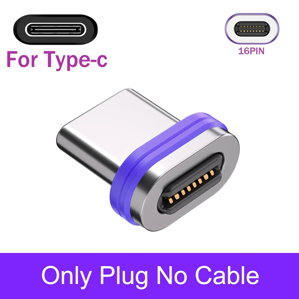 Magnetic USB Fast Charging Cable 3in1 Braided Power and Data Sync Wire