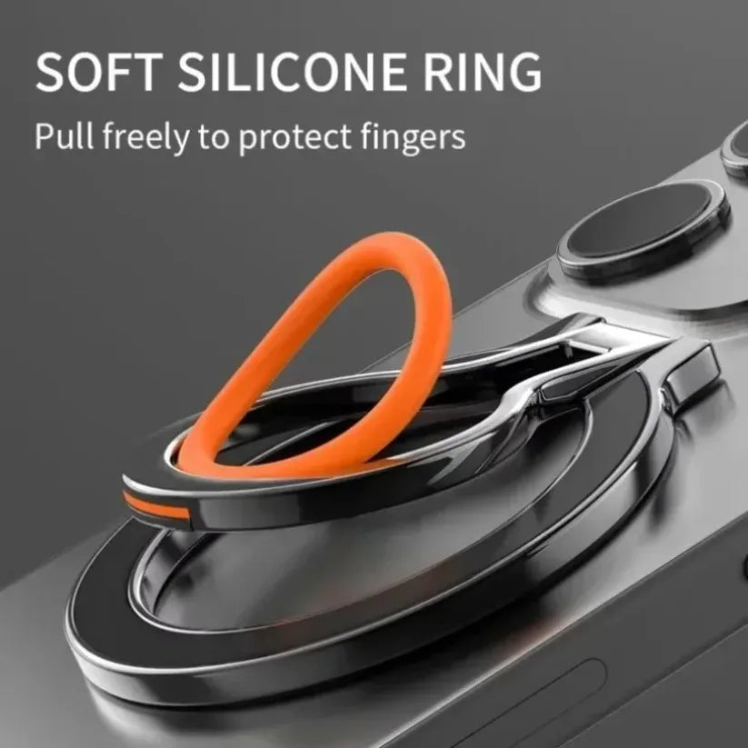 Magnetic Finger Ring Phone Holder Stand for iPhone with 360 Degree Adjustable Grip