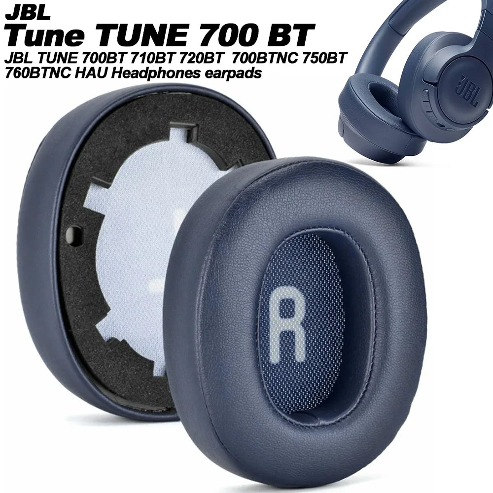 Replacement Leather Ear Pads for JBL Tune Over-Ear Headphones, Soft Memory Foam, Multiple Colours