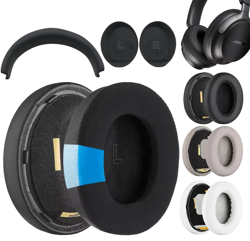 Replacement Earpads and Headband for Bose Quiet Comfort Ultra Wireless Noise Cancelling Headphones