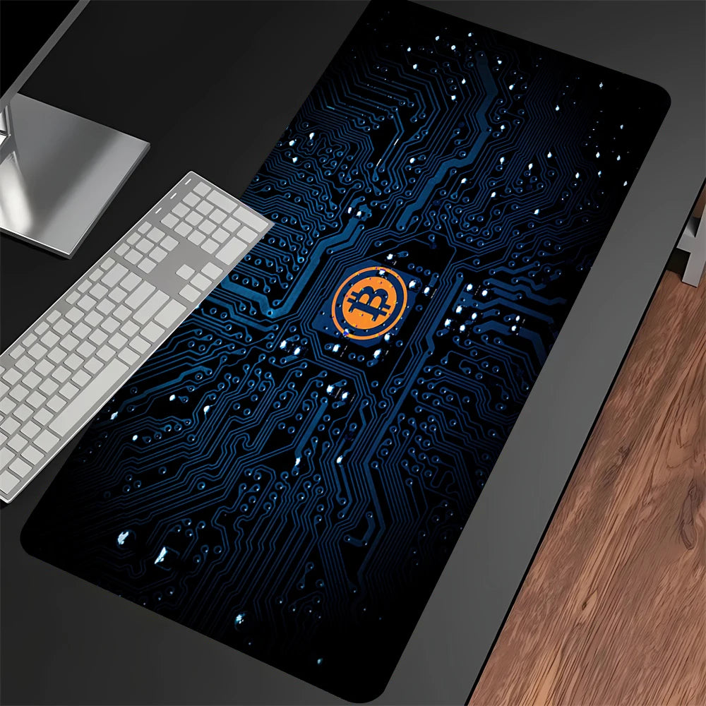 Large Anti-Slip Gaming Mouse Pad with Comfortable Wrist Support and Durable Stitched Edges