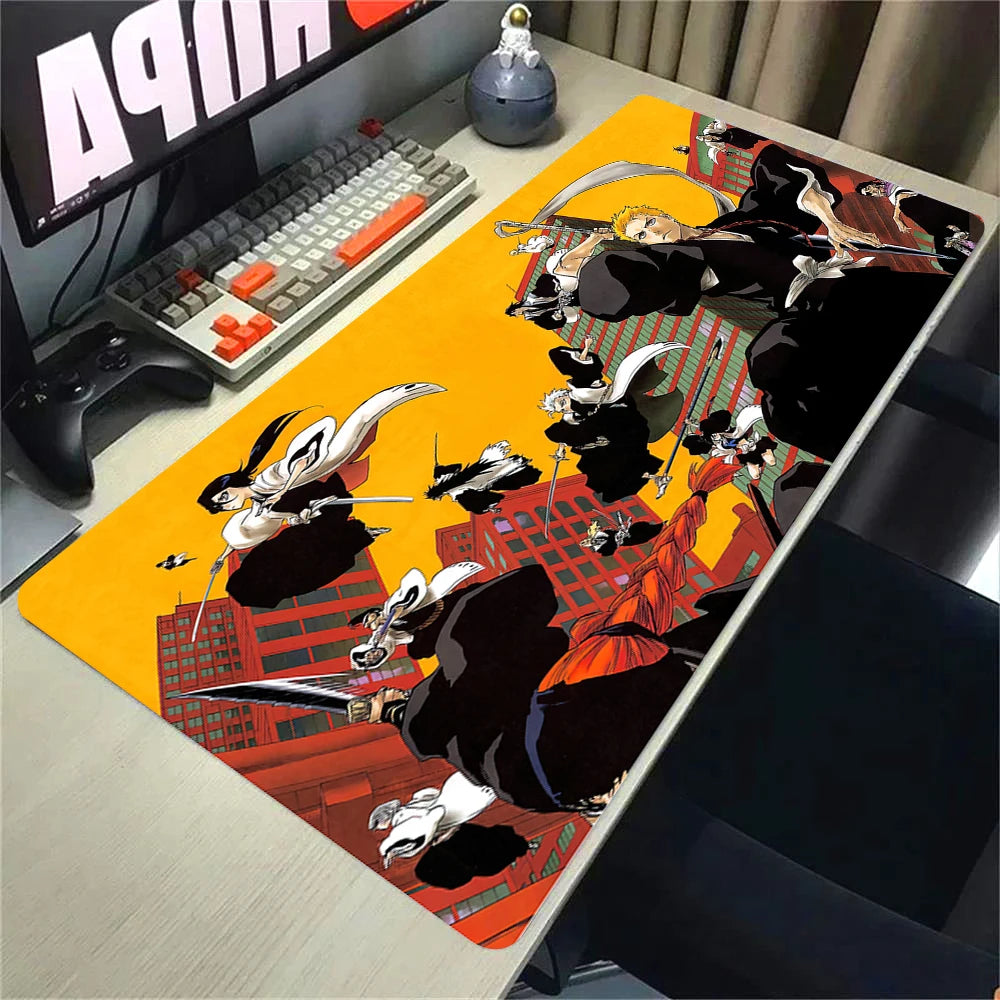 Large Extended Gaming Mouse Pad with Anti-Slip Rubber Base and Stitched Edges for Desk Setup