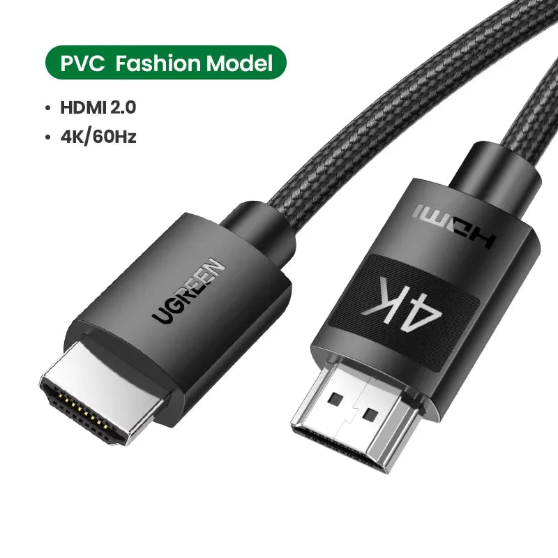 HDMI 2.1 Cable 8K 60Hz 48Gbps Ultra High Speed eARC HDR Gaming HDMI Lead Male to Male
