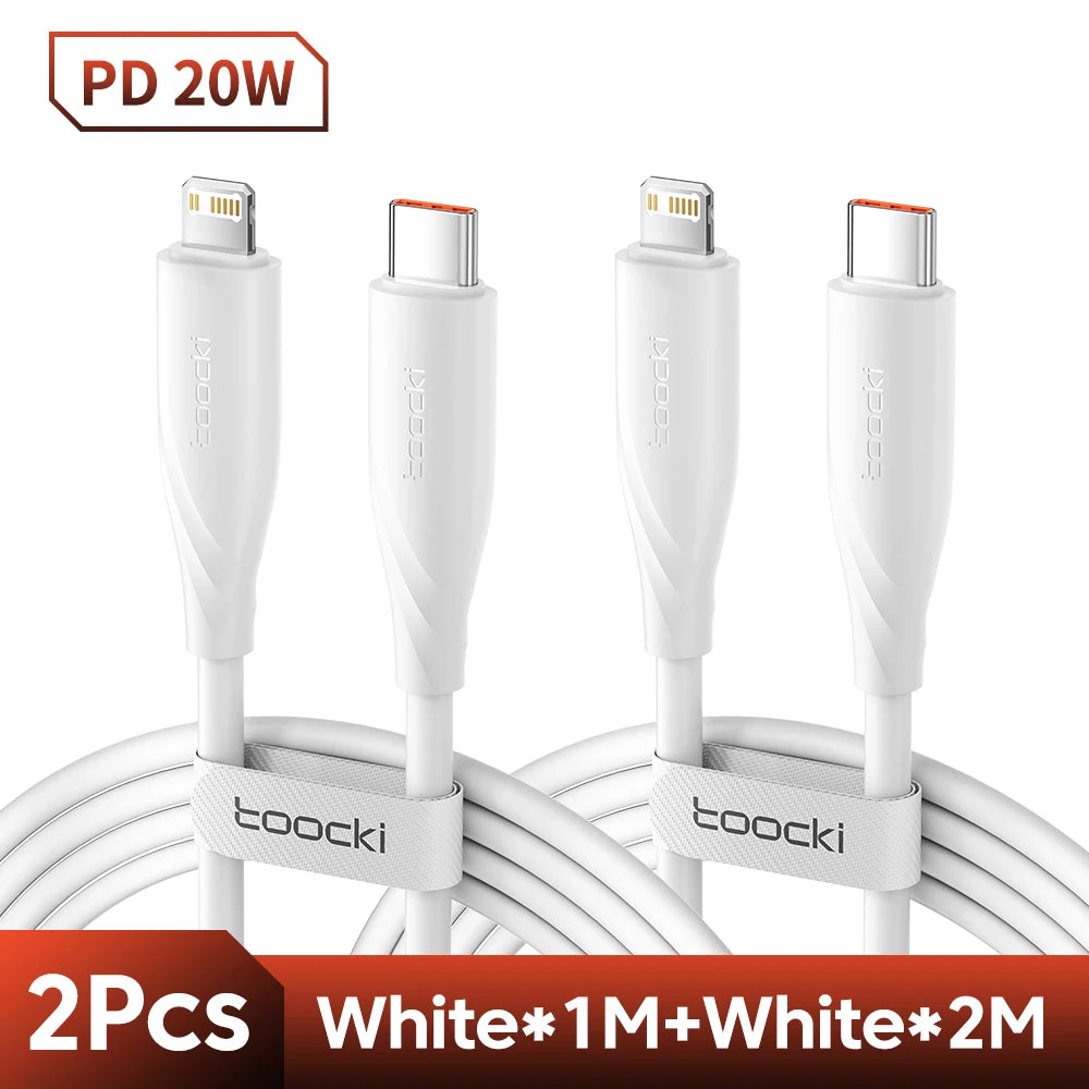 USB C to Lightning Fast Charging Cable for iPhone and iPad with Braided Design 20W PD