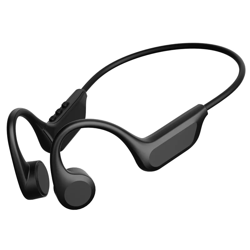 Bone Conduction Bluetooth 5.4 Wireless Sports Earphones with Mic and Waterproof Design