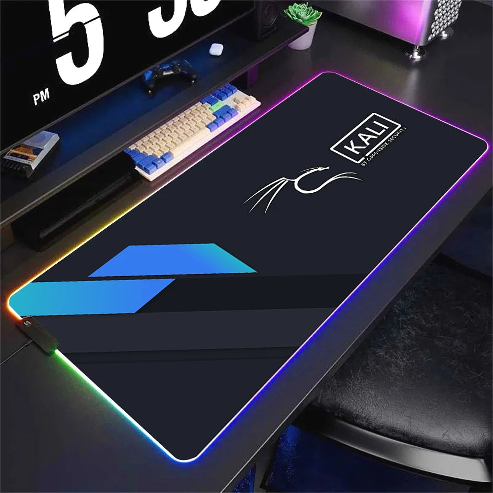 RGB LED Gaming Mouse Pad XXL Large Waterproof Desk Mat with Non Slip Base and Soft Surface