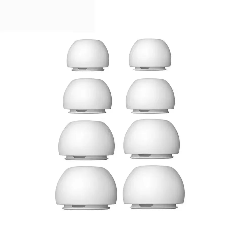 Soft Silicone Ear Tips for Wireless Earphones Replacement Earpads with Secure Fit Design