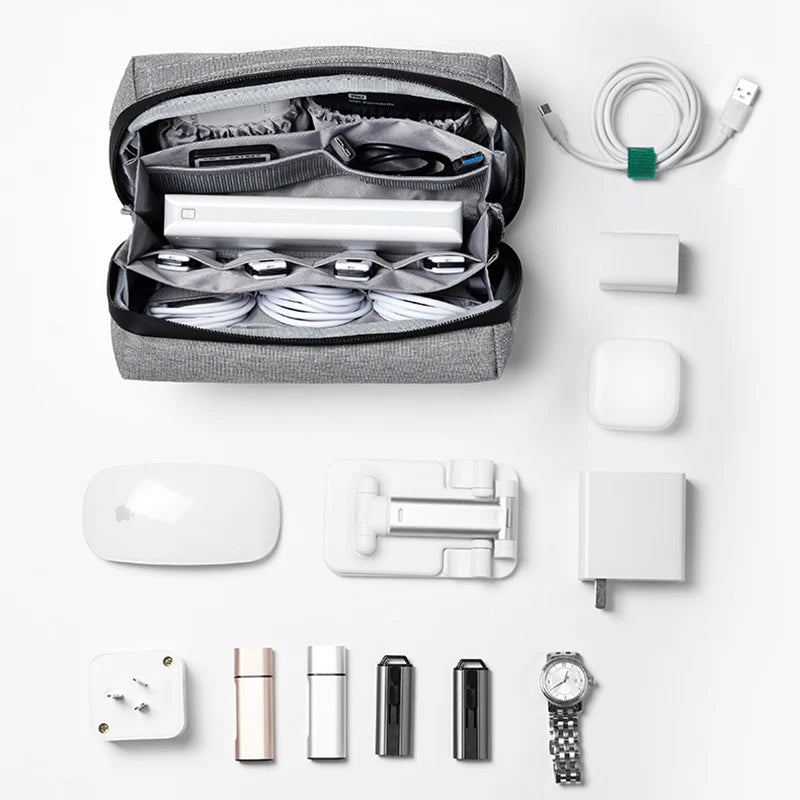 Multifunctional Digital Storage Bag for Electronics Accessories Chargers HDD Mouse Earphone Travel