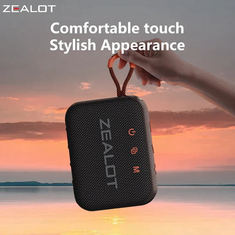 Portable Wireless Subwoofer Speaker with Deep Bass, Bluetooth 5.3, and 16 Hours Playtime