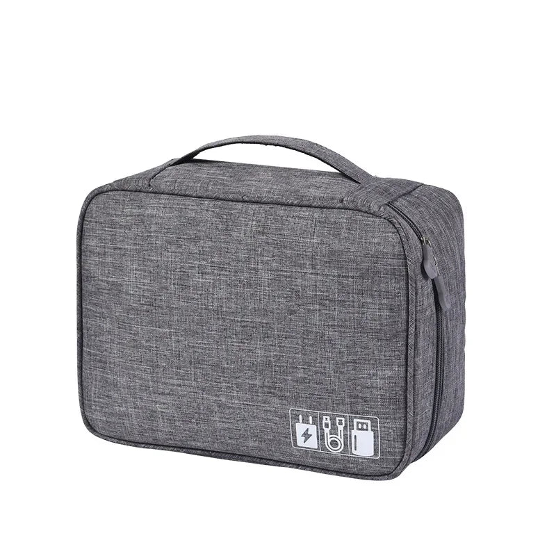Water Resistant Travel Organiser for Electronics Accessories Cables Mouse Power Bank Large Capacity