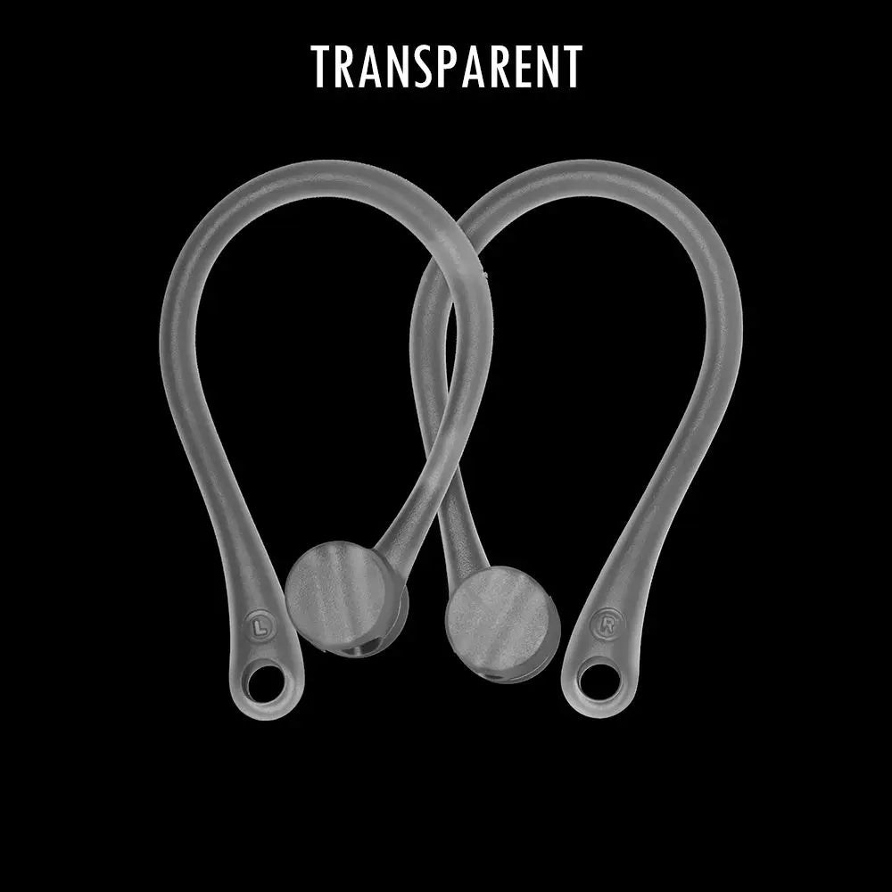 Silicone Anti-Loss Ear Hooks for Apple AirPods, Secure Fit Earphone Holders (1 Pair)