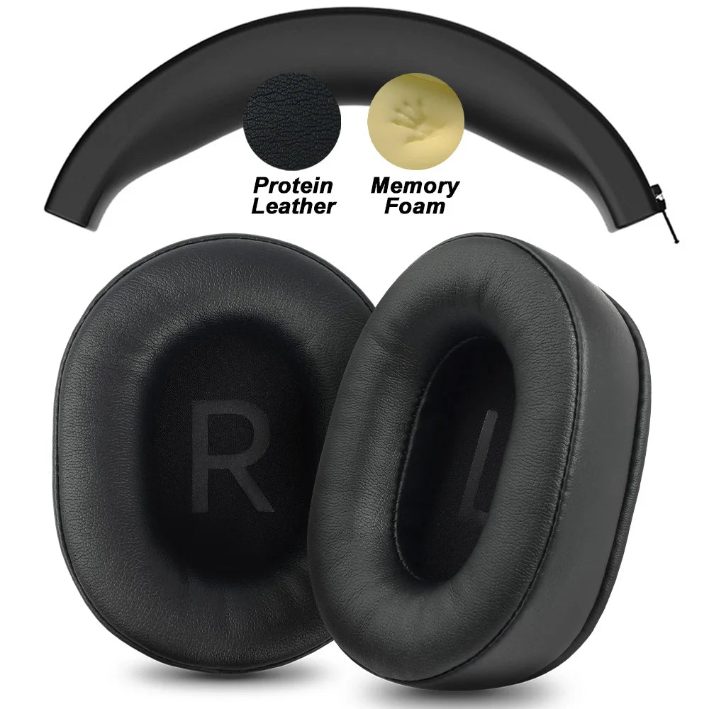 Premium Ear Pads and Headband Cushions for House of Marley Positive Vibration XL Over-Ear Headphones