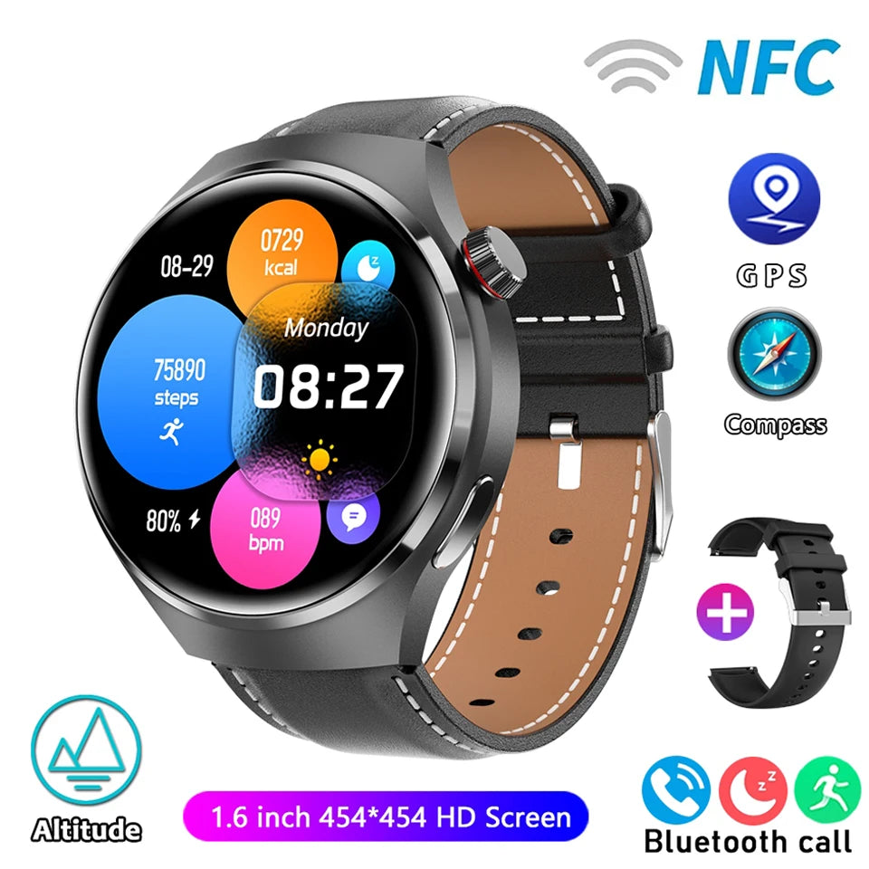 ECG PPG Smart Watch HD Call NFC Sport Health Tracker Blood Pressure Lipids Monitor New Model