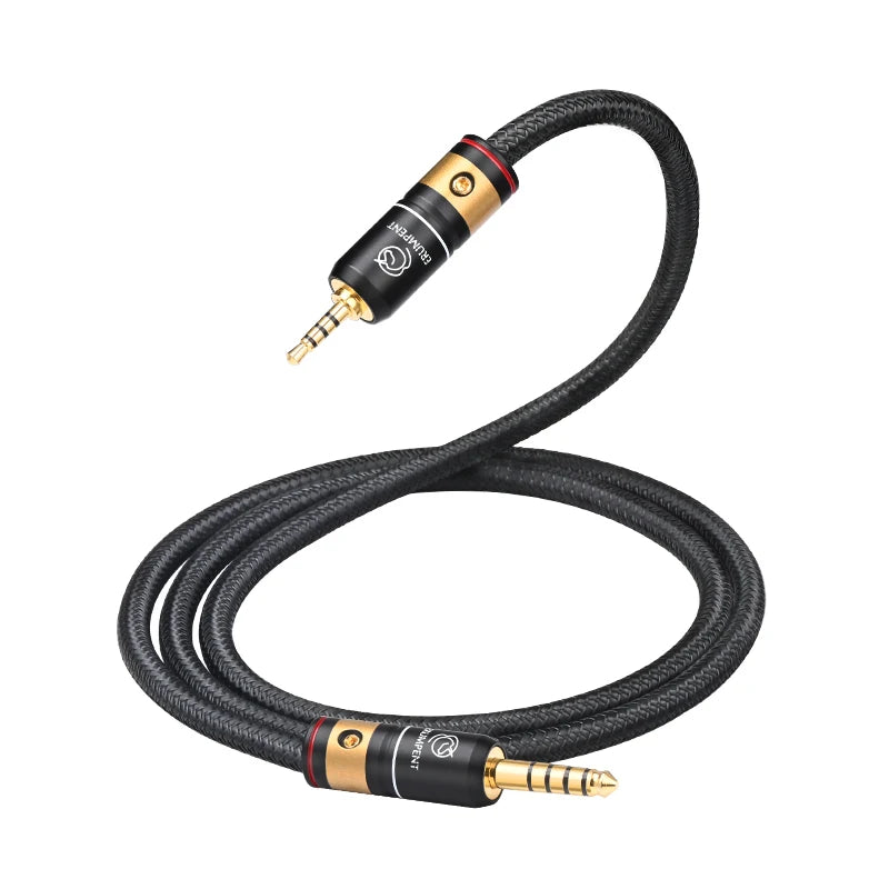 Premium 4.4mm to 2.5mm OCC Audio Cable with Dual Shielding and Gold Plated Connectors