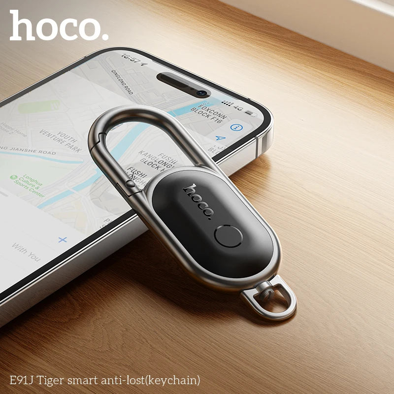 Mini Smart GPS Tracker Keychain with App Compatibility for Pet, Child, Car, and Device Locating