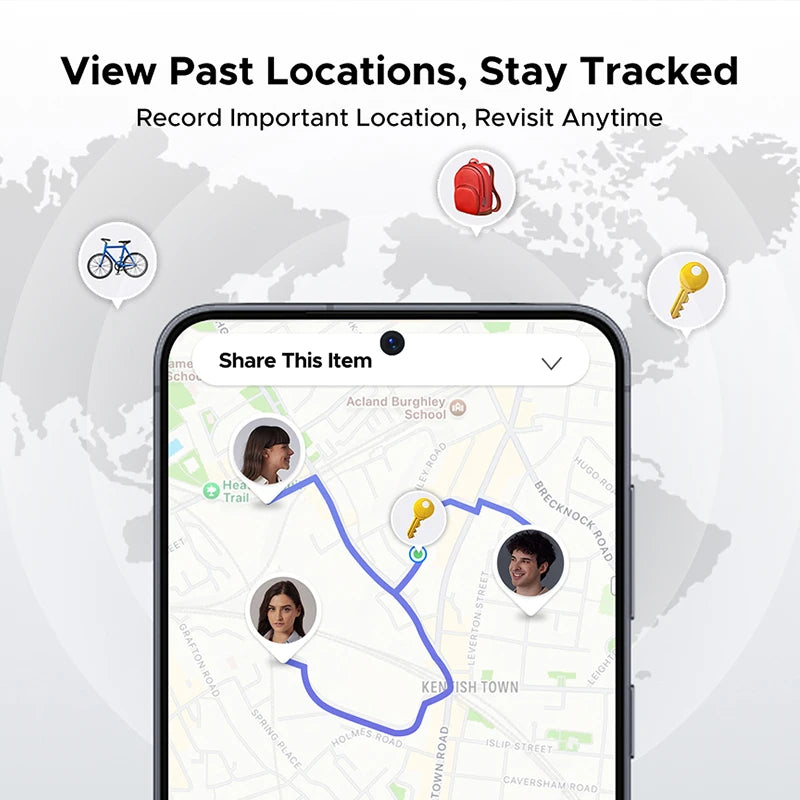 Bluetooth Tracker Smart Tag Locator for Samsung Galaxy Item Finder for