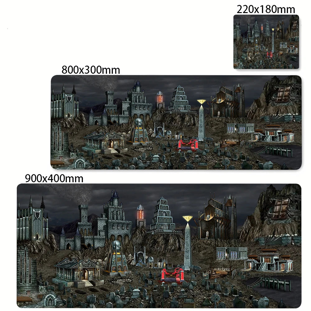 Large Extended Gaming Mouse Pad Desk Mat for Laptops Keyboard Office and Anime Themed Setups