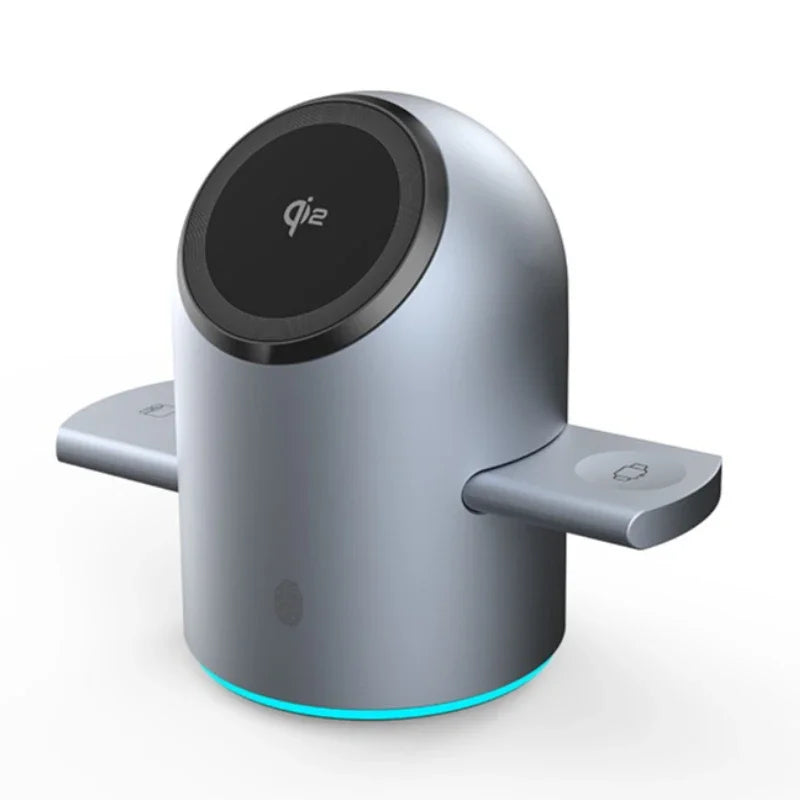 Magnetic 3 in 1 Wireless Charger and Bluetooth Speaker for iPhone, Apple Watch and AirPods