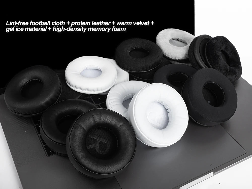 Replacement Ear Pads Memory Foam Cushions for Positive Vibration 2 Headphones Various Finishes
