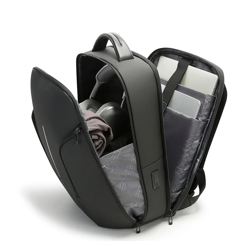 Water Resistant 15.6 Inch Laptop Backpack for Travel Carry-On and Daily Use with USB Charging Port