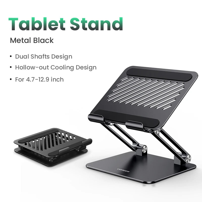 Adjustable Aluminium Desk Phone Stand Holder for Smartphones and Small Tablets 4 to 7.2 Inch