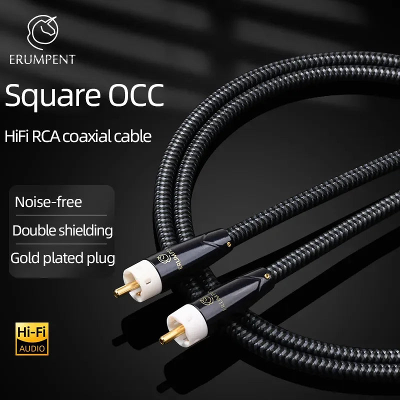 Premium RCA to RCA Digital Coaxial Audio Cable for Subwoofers and Home Theatre Systems