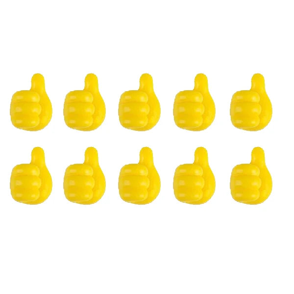 Silicone Cable Organiser Clips Set for Desk USB and Earphone Wire Management 10 Pack