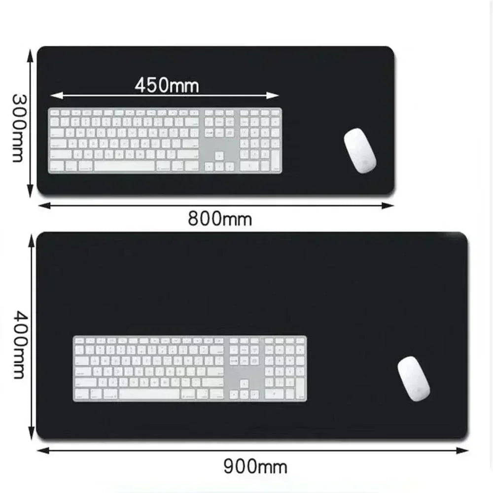 Large Gaming Mouse Pad with Stitched Edges Anti-slip Rubber Base for Computer Desk Setup