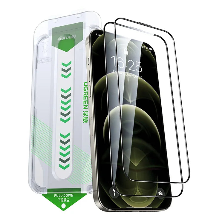 Automatic Dust Free Tempered Glass Screen Protector for iPhone 17 Pro Max 16 Pro One Pull Install