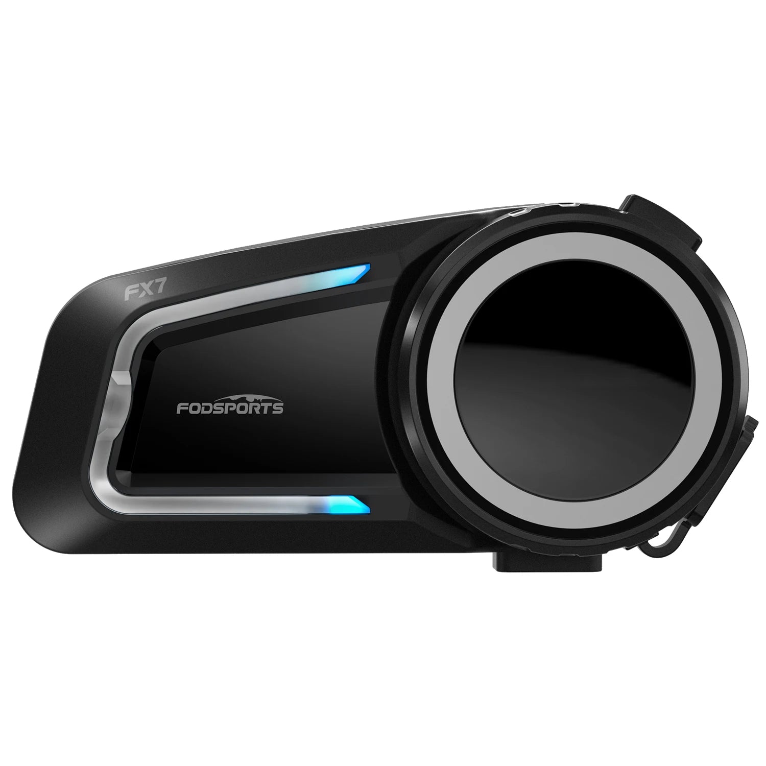 Mesh Bluetooth Motorcycle Helmet Intercom Headset with 10 Rider Group, 2000m Range, Waterproof