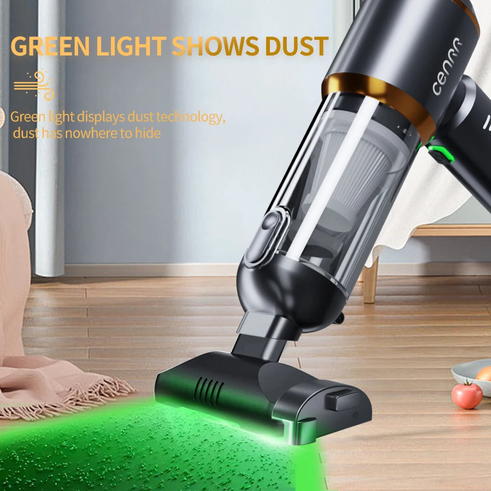 Powerful Mini Cordless Car Vacuum Cleaner Portable Handheld Wireless Cleaner for Home & Vehicle Use