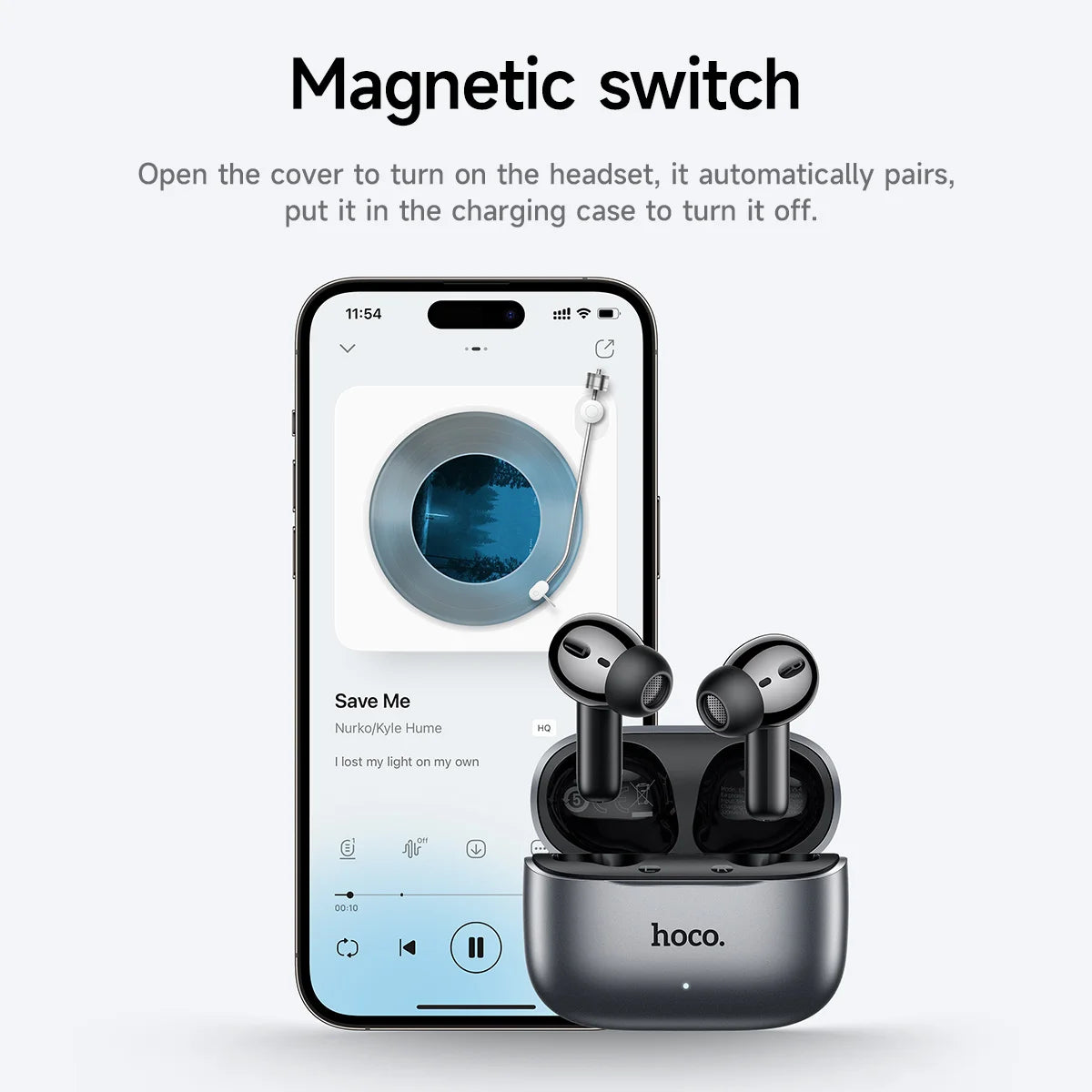 Wireless In-Ear Headphones with AI Translation, Active Noise Cancelling and App Control