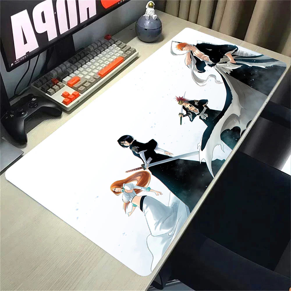 Large Extended Gaming Mouse Pad with Anti-Slip Rubber Base and Stitched Edges for Desk Setup