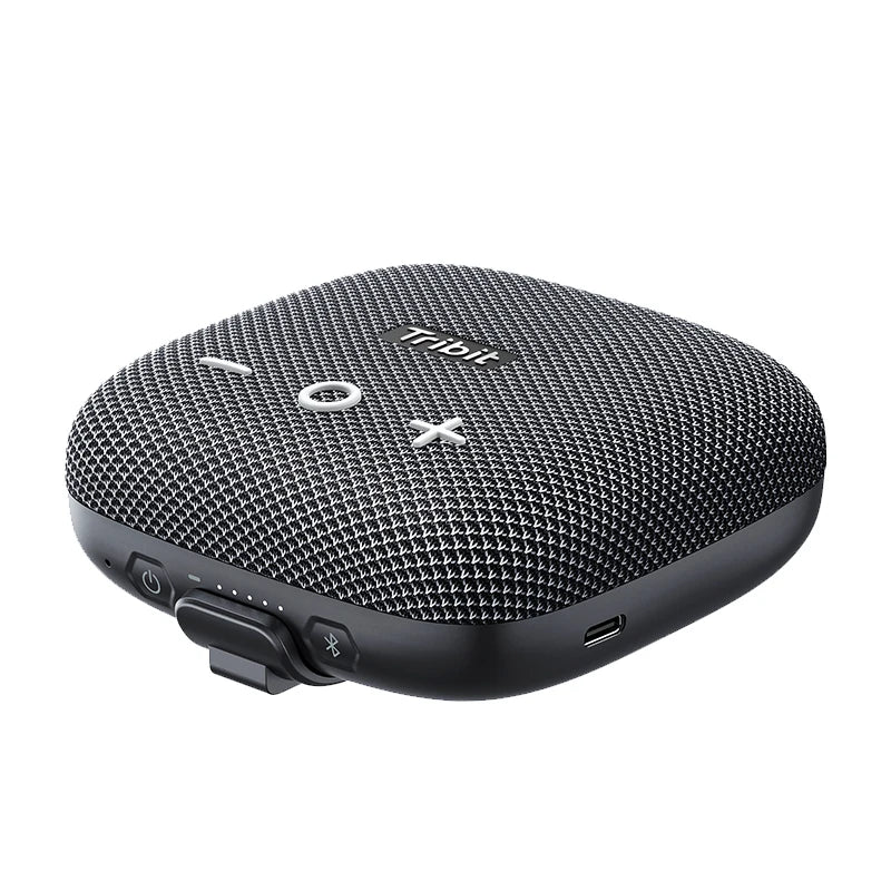 Ultra-Portable Bluetooth Speaker IP67 Waterproof with Deep Bass 10W Power and Built-in Strap